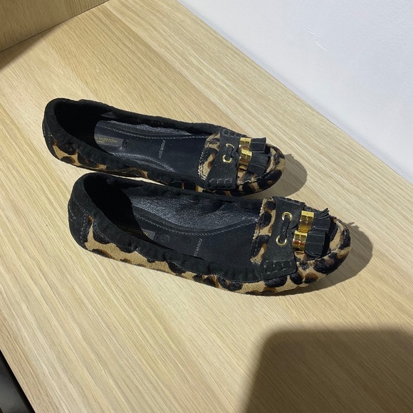 Louis Vuitton loafer/ballerina leopard print size 38 - Picture 1 of 5
